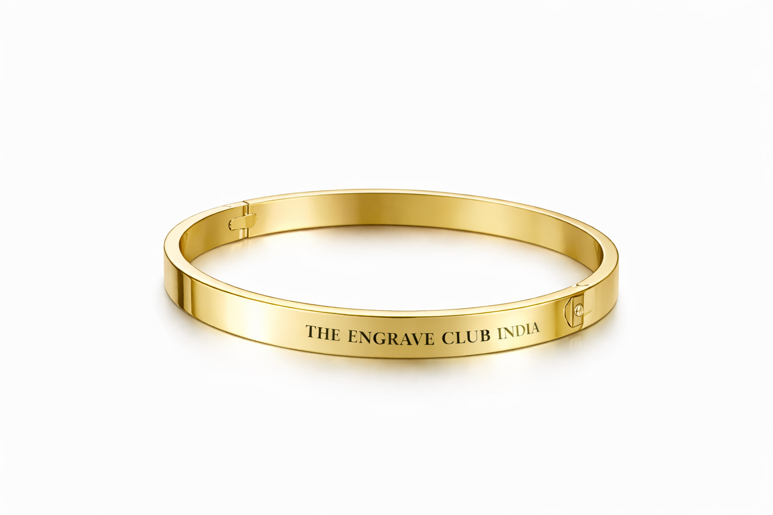 Custom Name Engraved Bracelet – Personalized Steel Kada | THE ENGRAVE CLUB INDIA